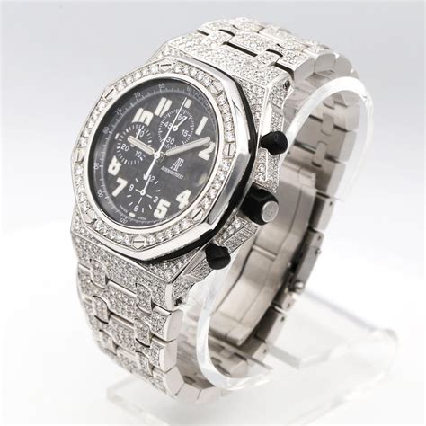 audemars piguet royal oak diamond ap logo watch|audemars piguet royal oak sale.